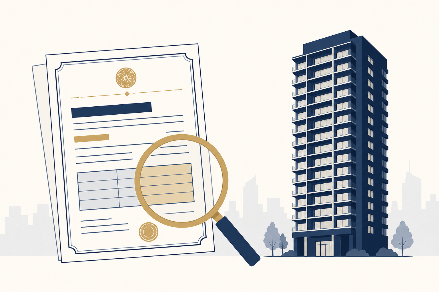 役員社宅にするマンションの固定資産税課税標準額を調べるイメージ